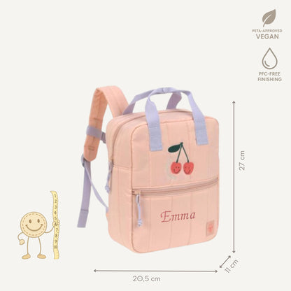 Rugzak Mini Square Little Gang - Cherry Peach | Lässig