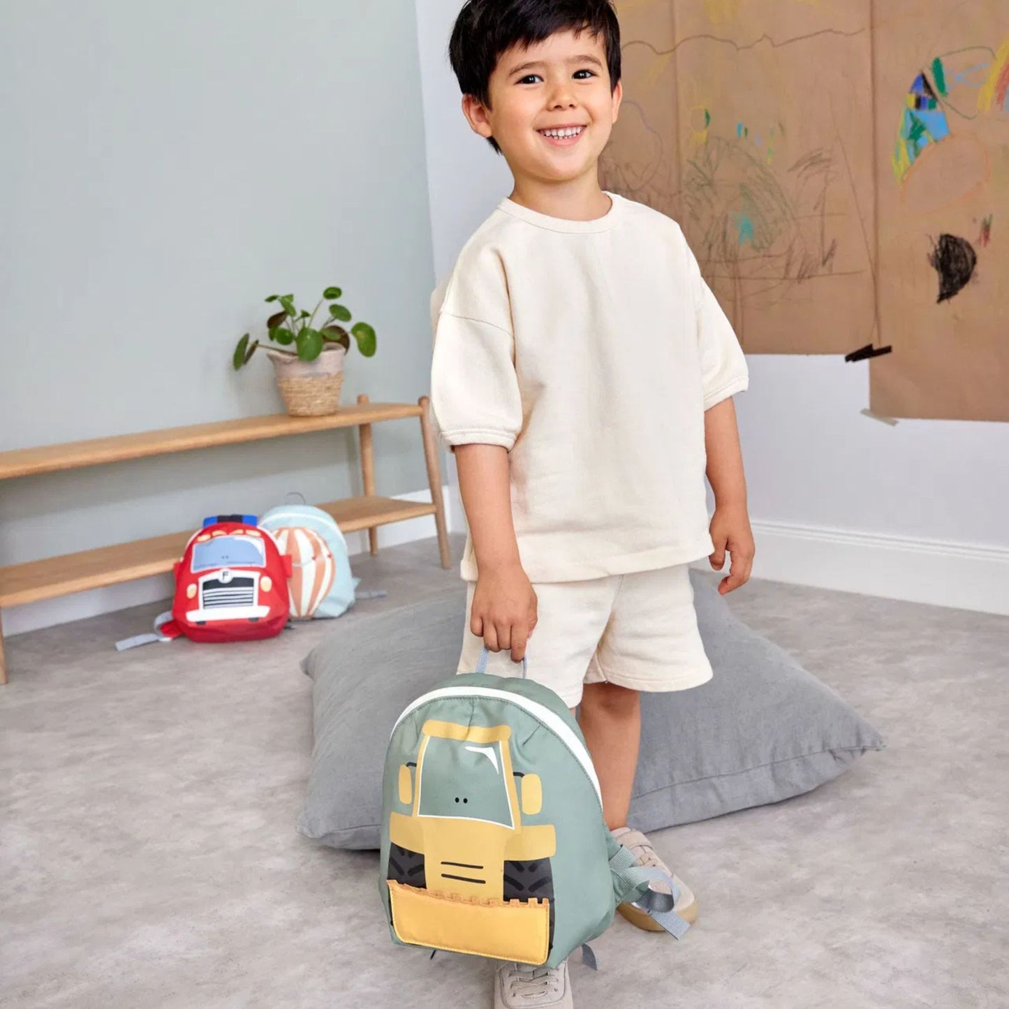 Rugzak Peuter Tiny Drivers Excavator | Lässig