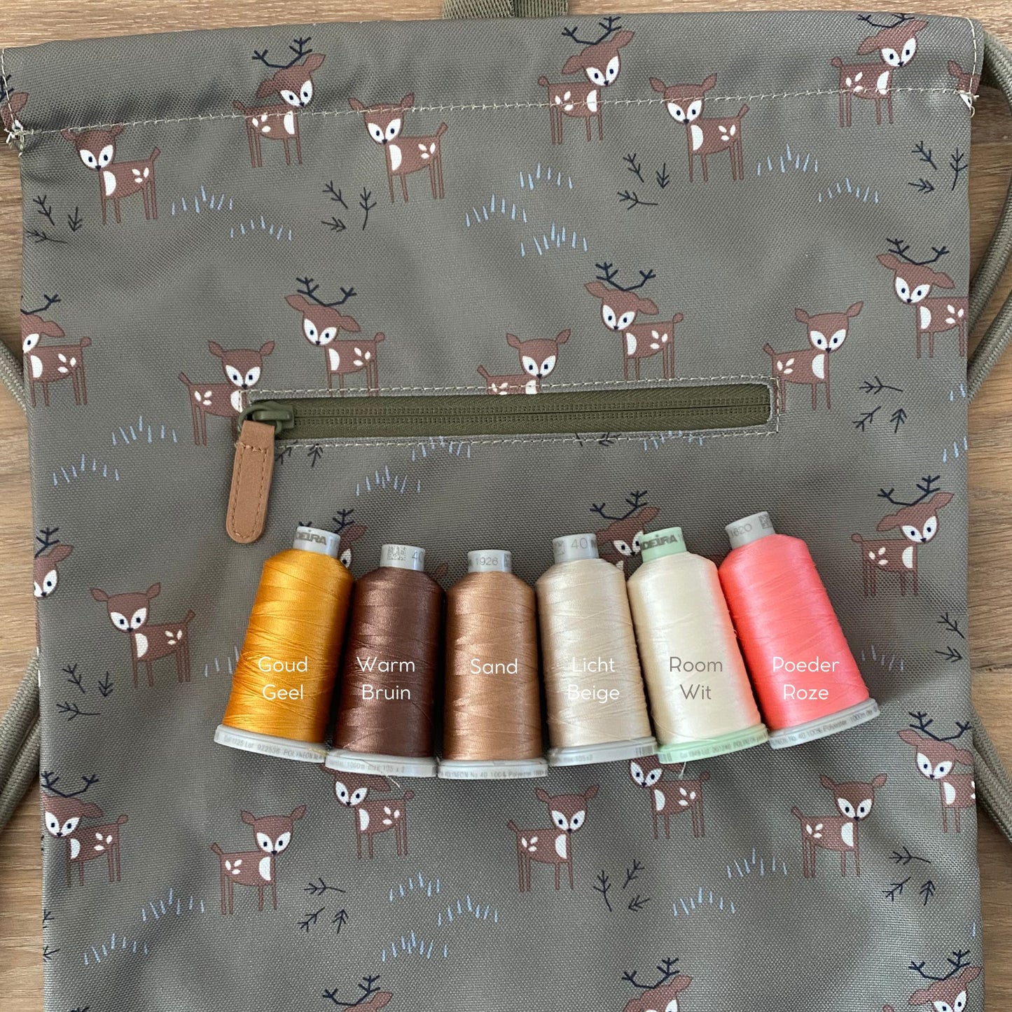 Gymtas Deer Olive | Fresk