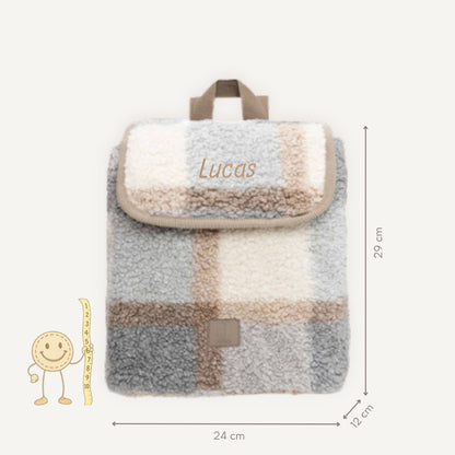 Rugzak Boucle Check | Jollein