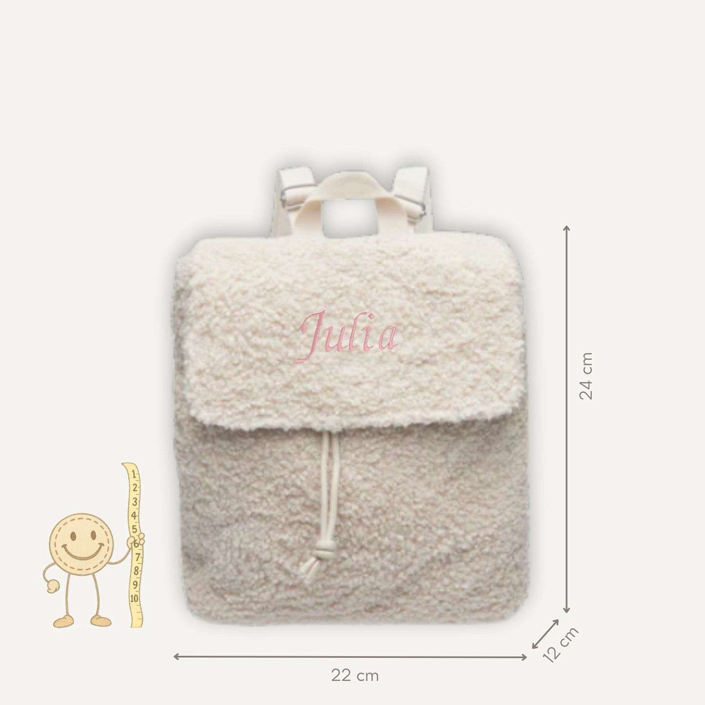 Rugzak Boucle Naturel | Jollein