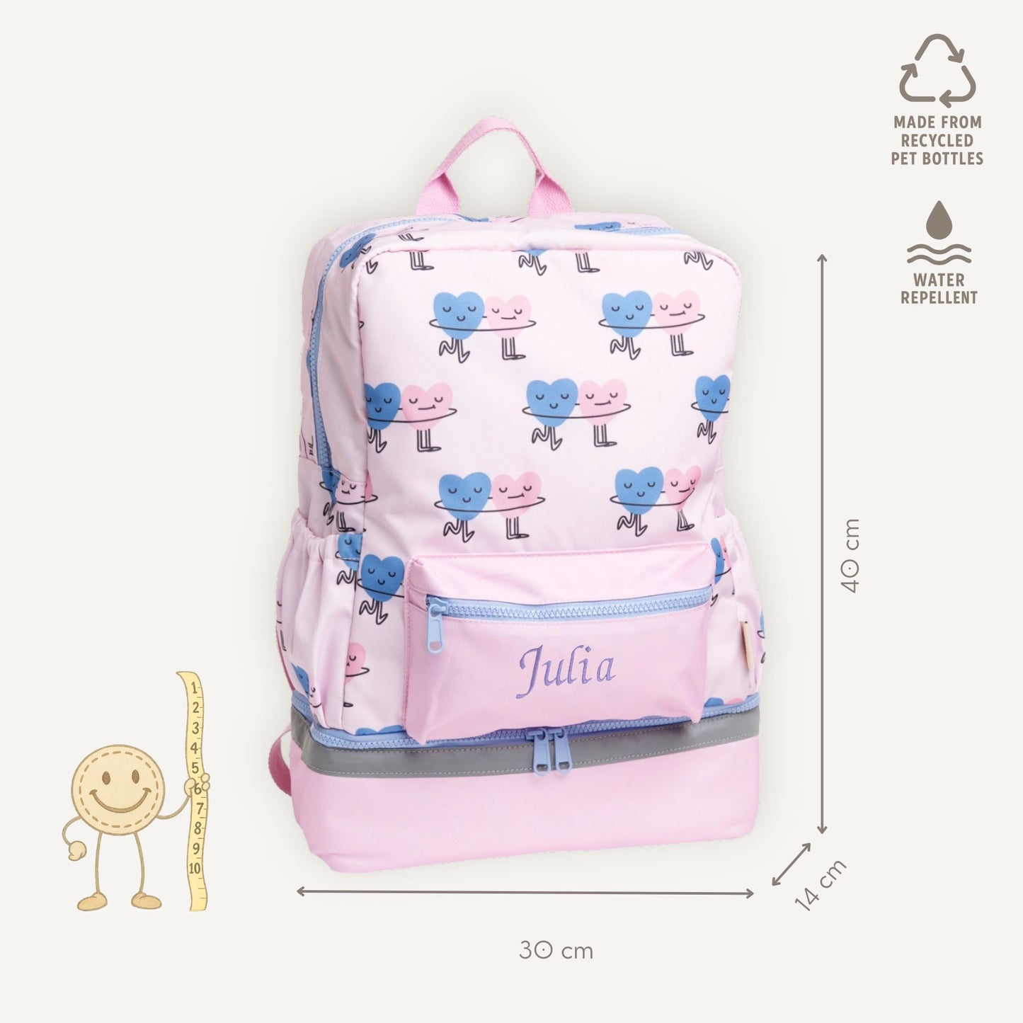 Rugzak Meisje - Dancing Hearts | Cotton Cloud