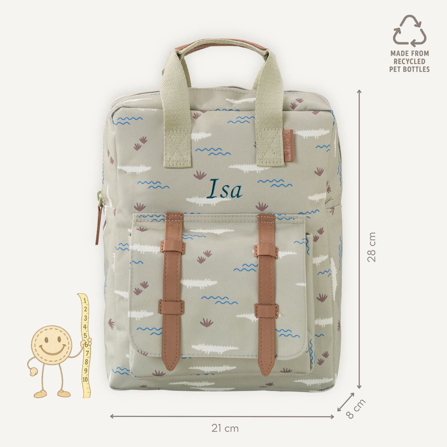 Rugzak Fresk Crocodile Medium