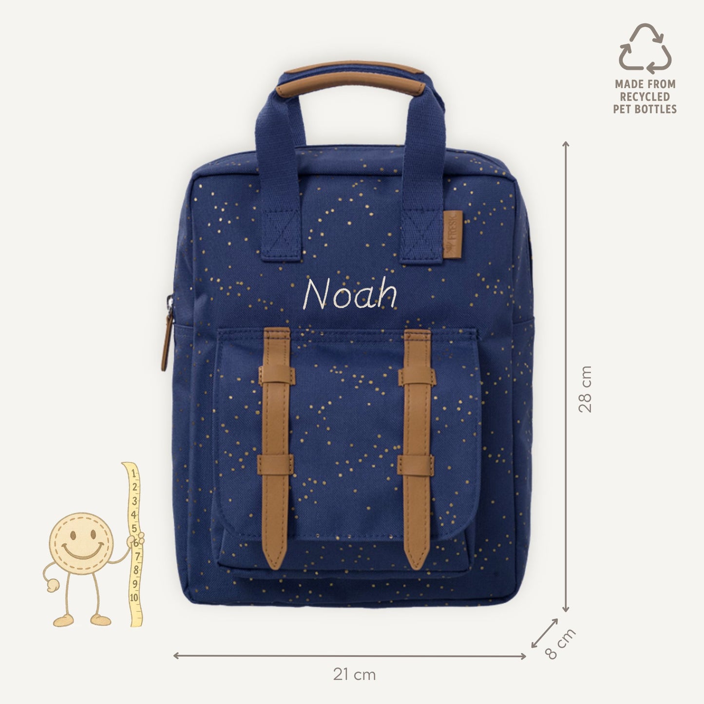 Rugzak Fresk Indigo Dots Medium