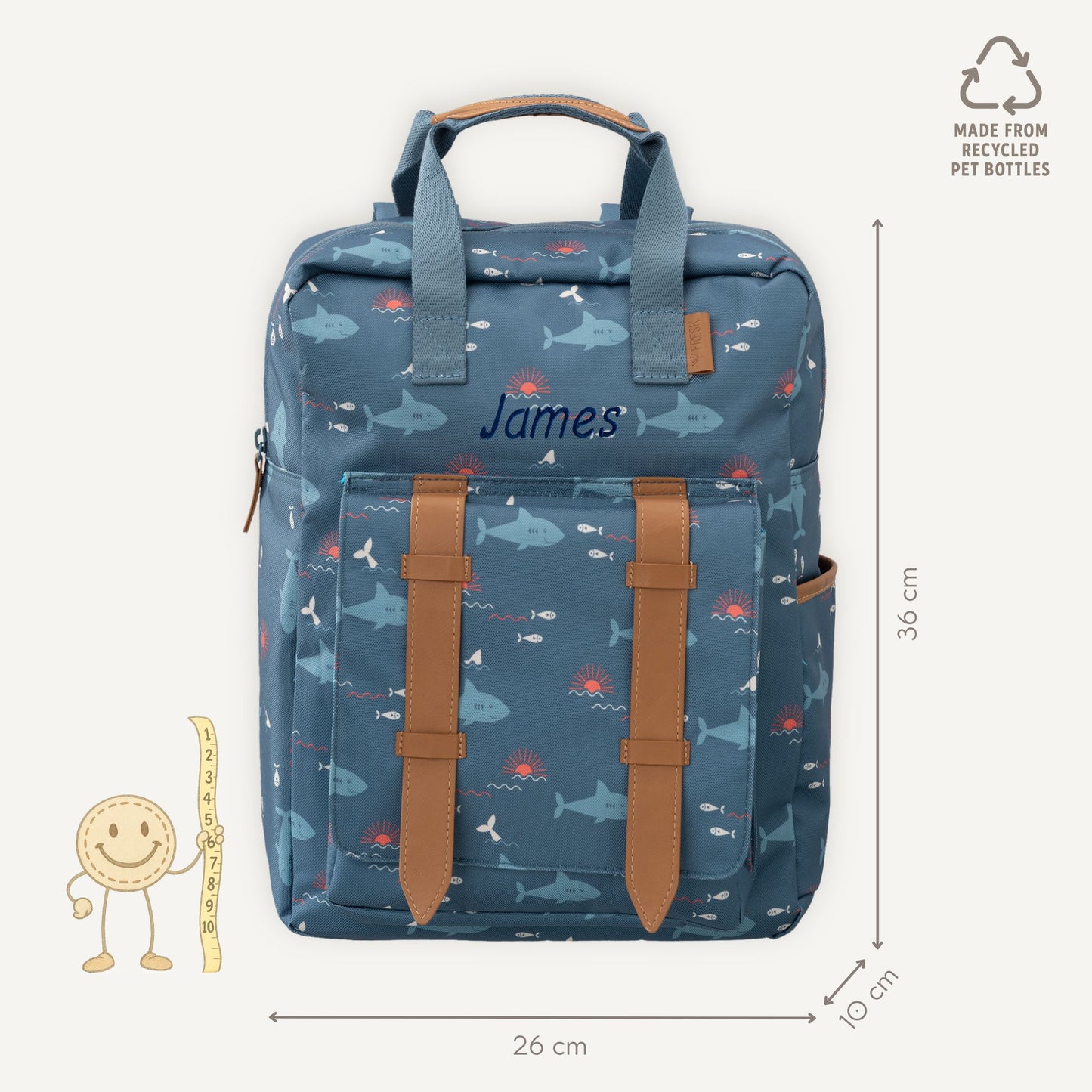 Rugzak Fresk Shark Large