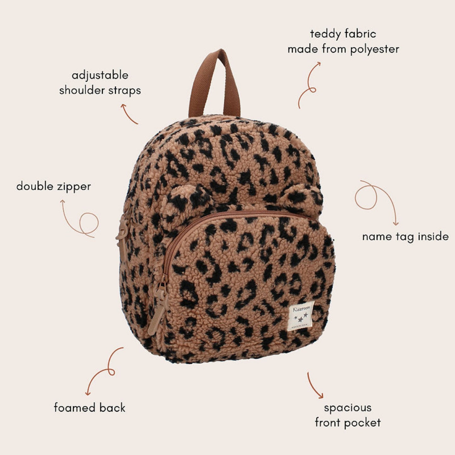 Rugzak Kidzroom Beary Excited