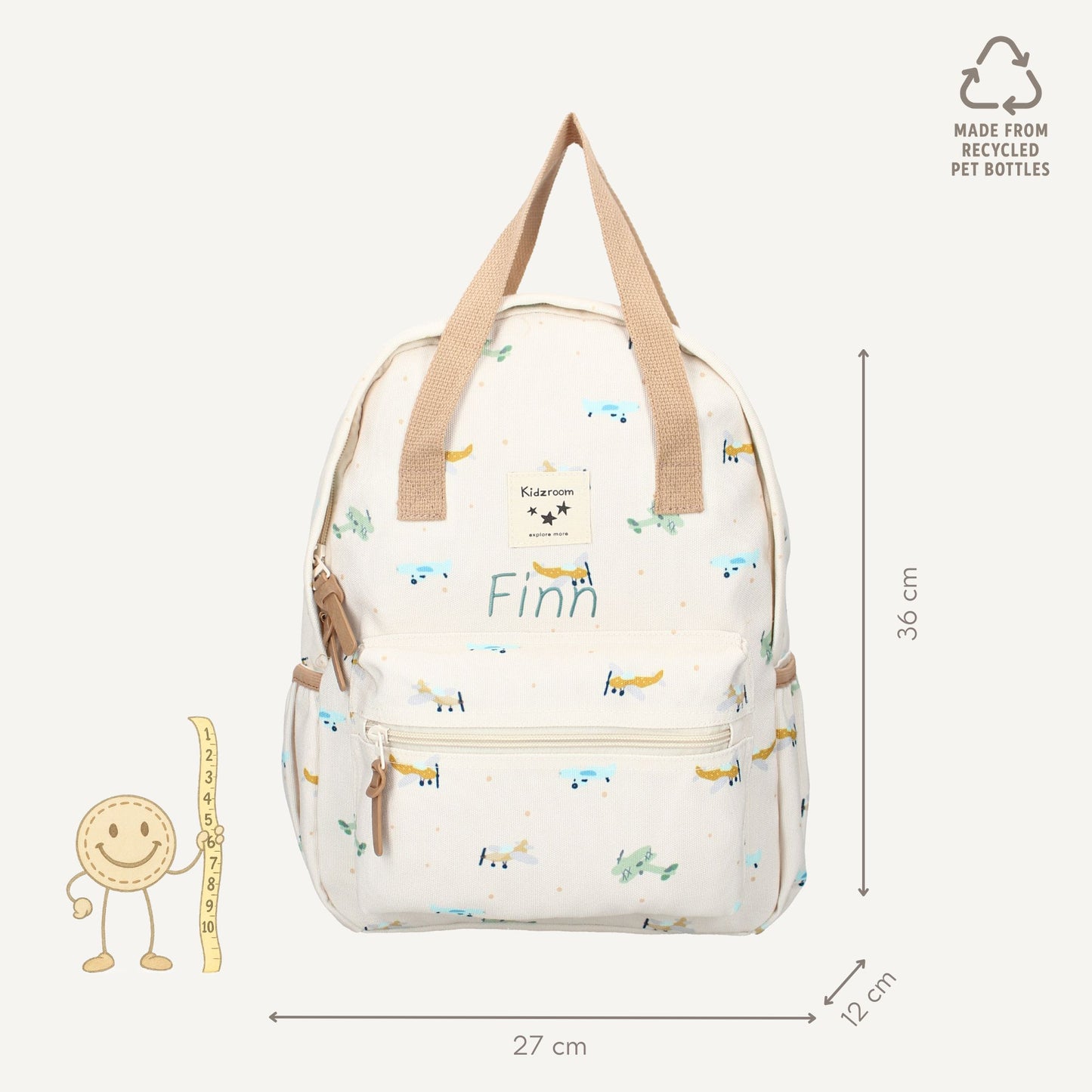 Rugzak Kidzroom Small Talk Airplane