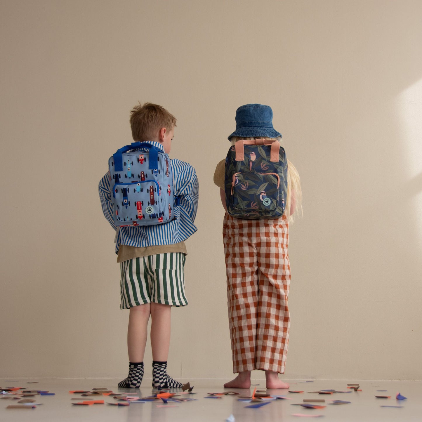 Rugzak Kleuter - Birds Pink | Studio Ditte