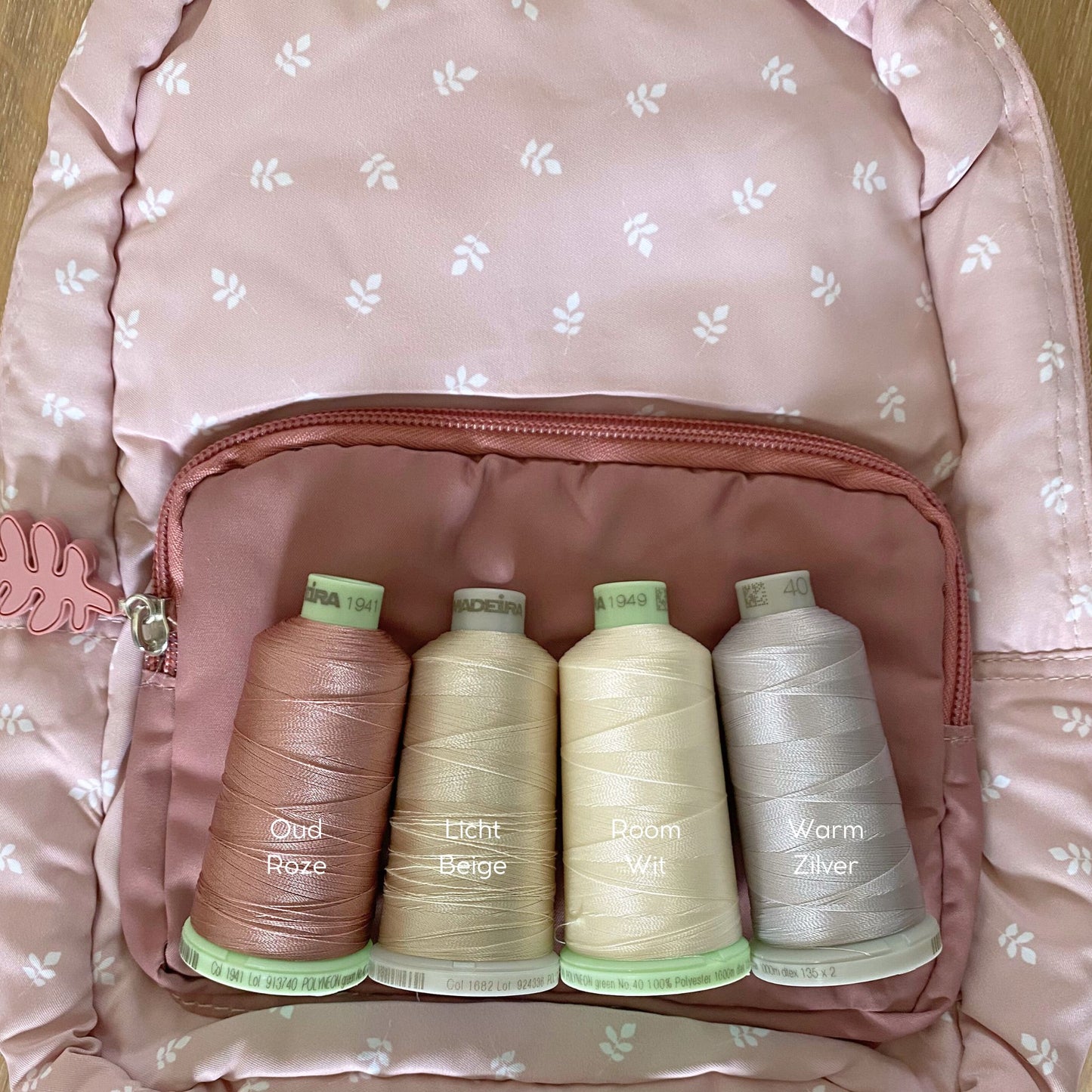 Rugzak Peuter - Leaves Roze | Tutete