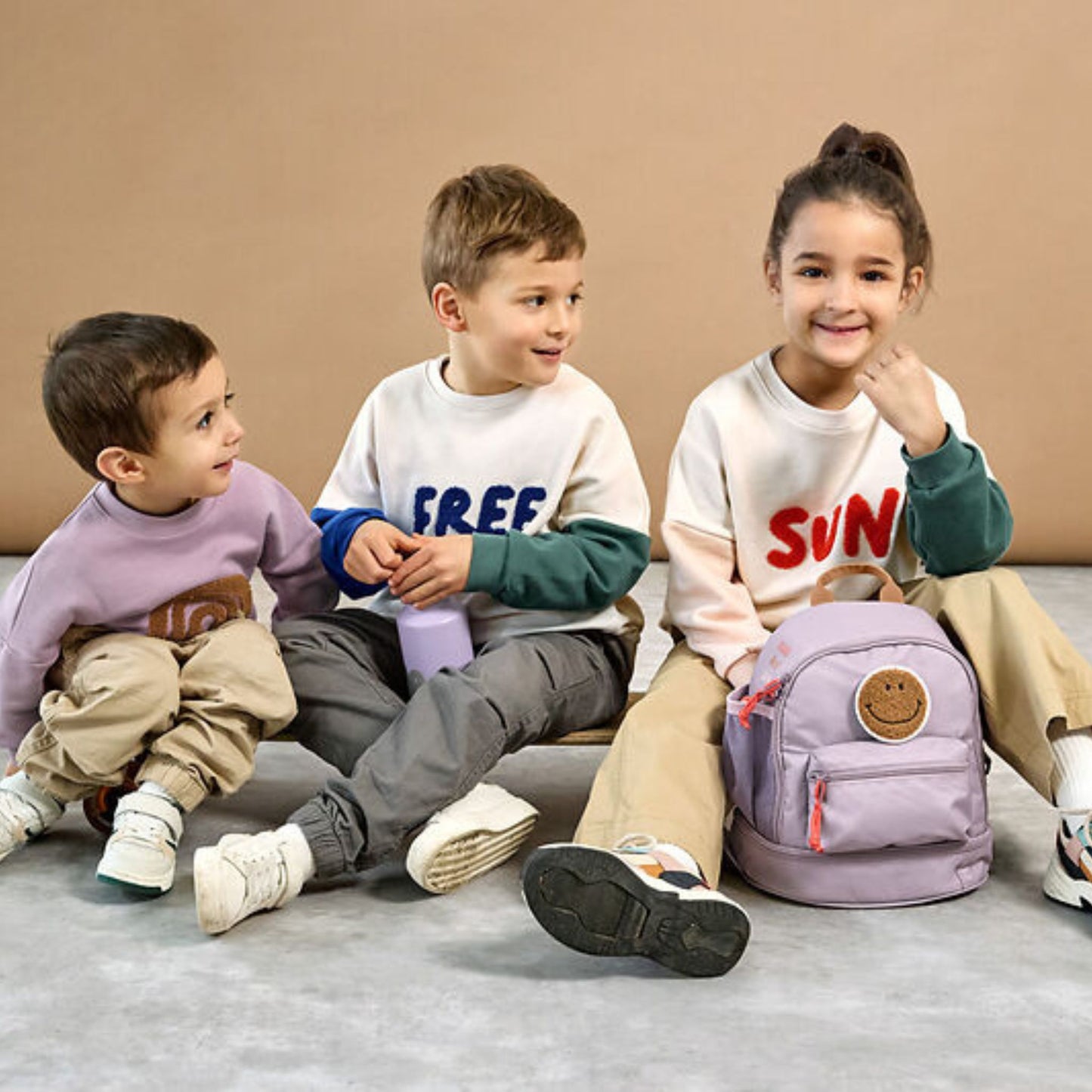 Rugzak Kleuter Little Gang - Lilac | Lässig