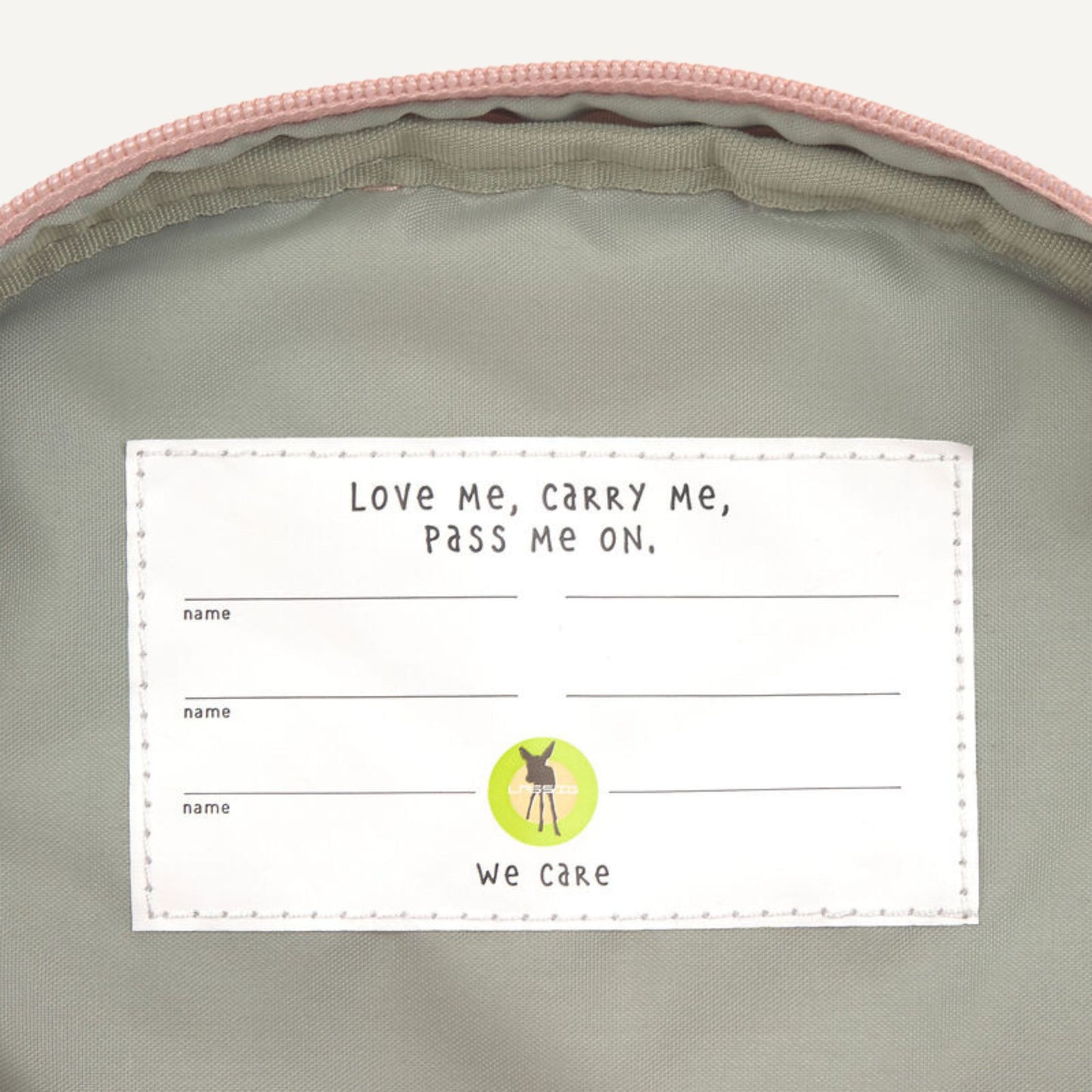 Rugzak Kleuter Pattern Party - Rose | Lässig