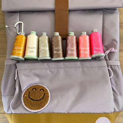 Rugzak Medium Rolltop Little Gang - Lilac | Lässig