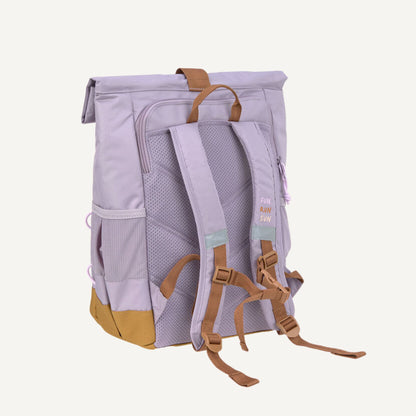 Rugzak Medium Rolltop Little Gang - Lilac | Lässig