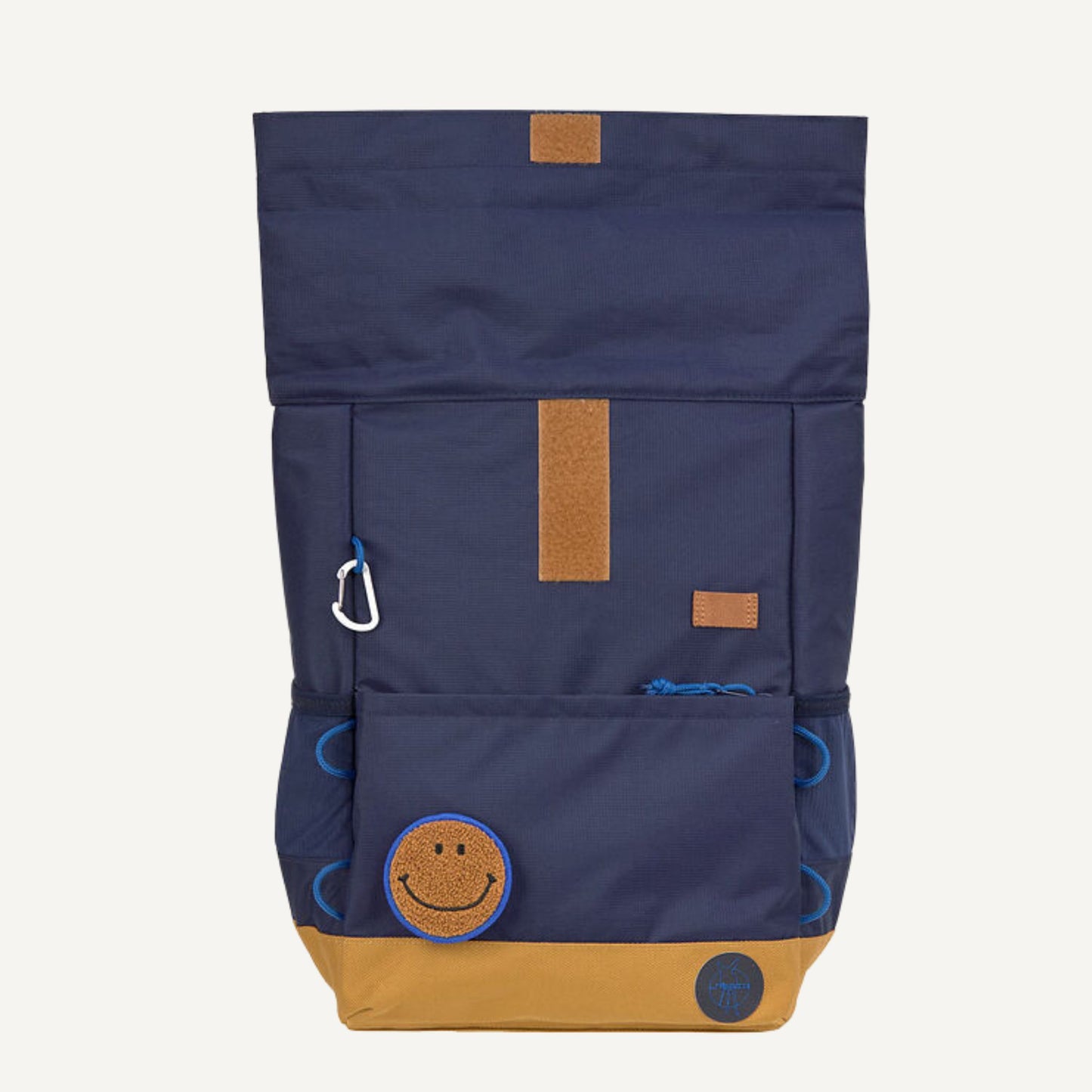 Rugzak Medium Rolltop Little Gang - Navy | Lässig