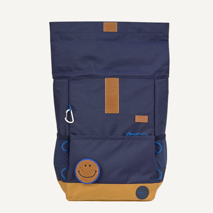 Rugzak Medium Rolltop Little Gang - Navy | Lässig