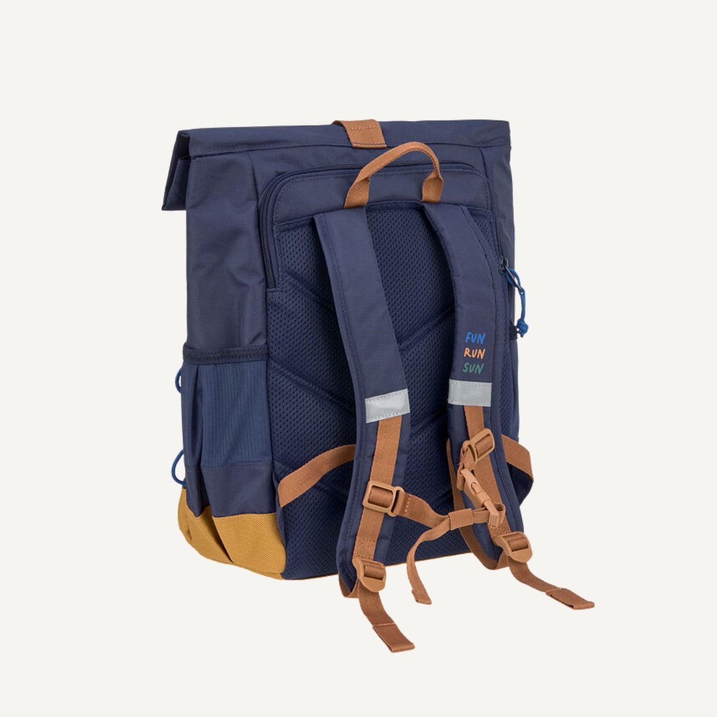 Rugzak Medium Rolltop Little Gang - Navy | Lässig