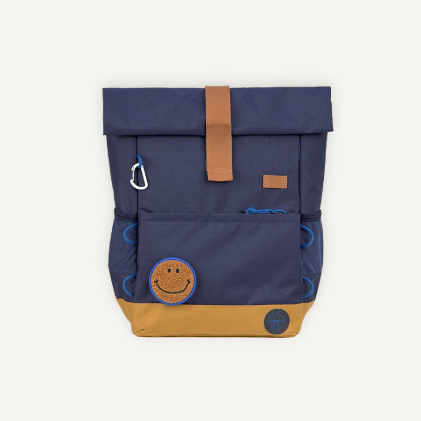 Rugzak Medium Rolltop Little Gang - Navy | Lässig