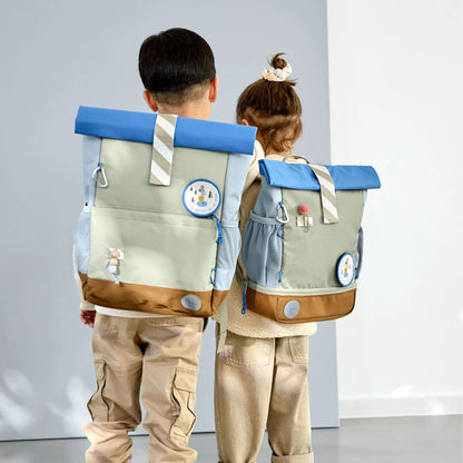 Rugzak Mini Rolltop Little Explorer - Green | Lässig