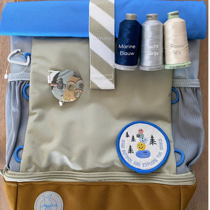 Rugzak Mini Rolltop Little Explorer - Green | Lässig