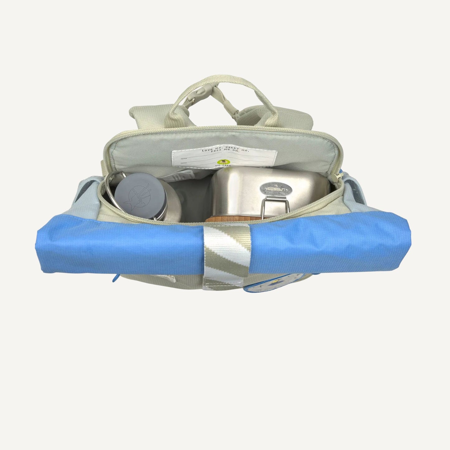 Rugzak Mini Rolltop Little Explorer - Green | Lässig