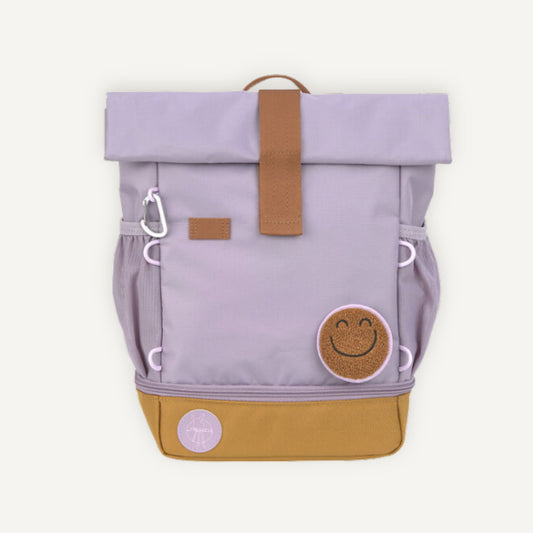 Rugzak Mini Rolltop Little Gang - Lilac | Lässig