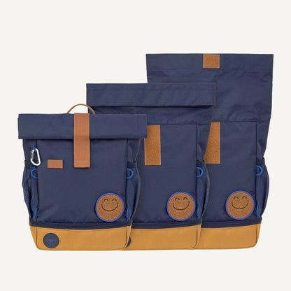 Rugzak Mini Rolltop Little Gang - Navy | Lässig