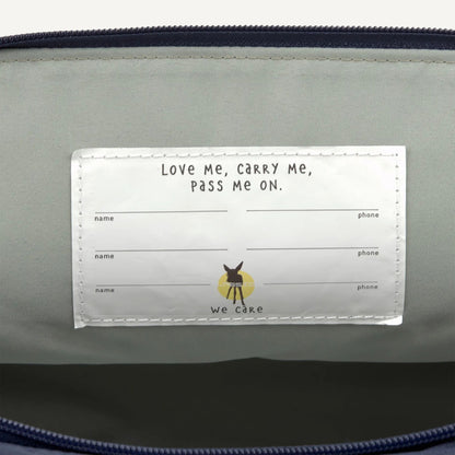 Rugzak Mini Rolltop Little Gang - Navy | Lässig