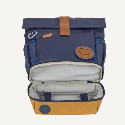 Rugzak Mini Rolltop Little Gang - Navy | Lässig