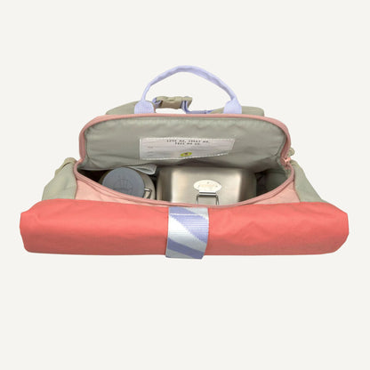 Rugzak Mini Rolltop Little Explorer - Pink | Lässig
