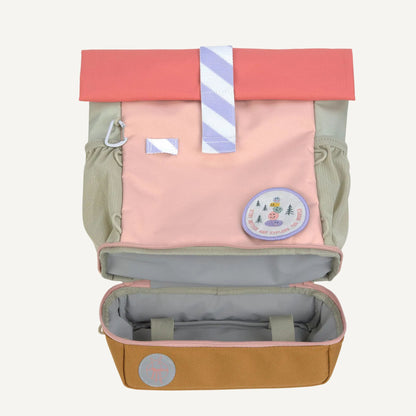Rugzak Mini Rolltop Little Explorer - Pink | Lässig