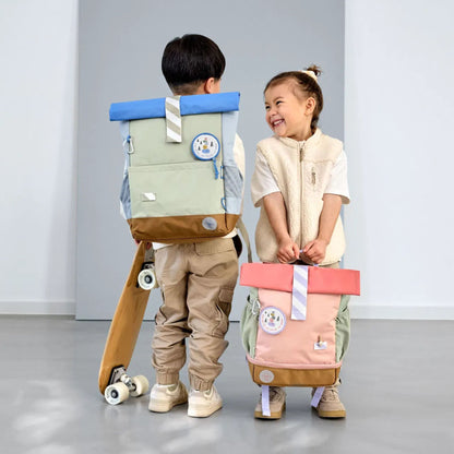 Rugzak Mini Rolltop Little Explorer - Pink | Lässig