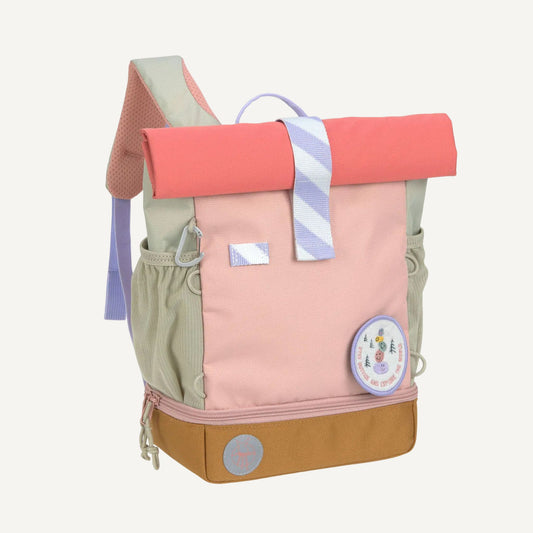 Rugzak Mini Rolltop Little Explorer - Pink | Lässig