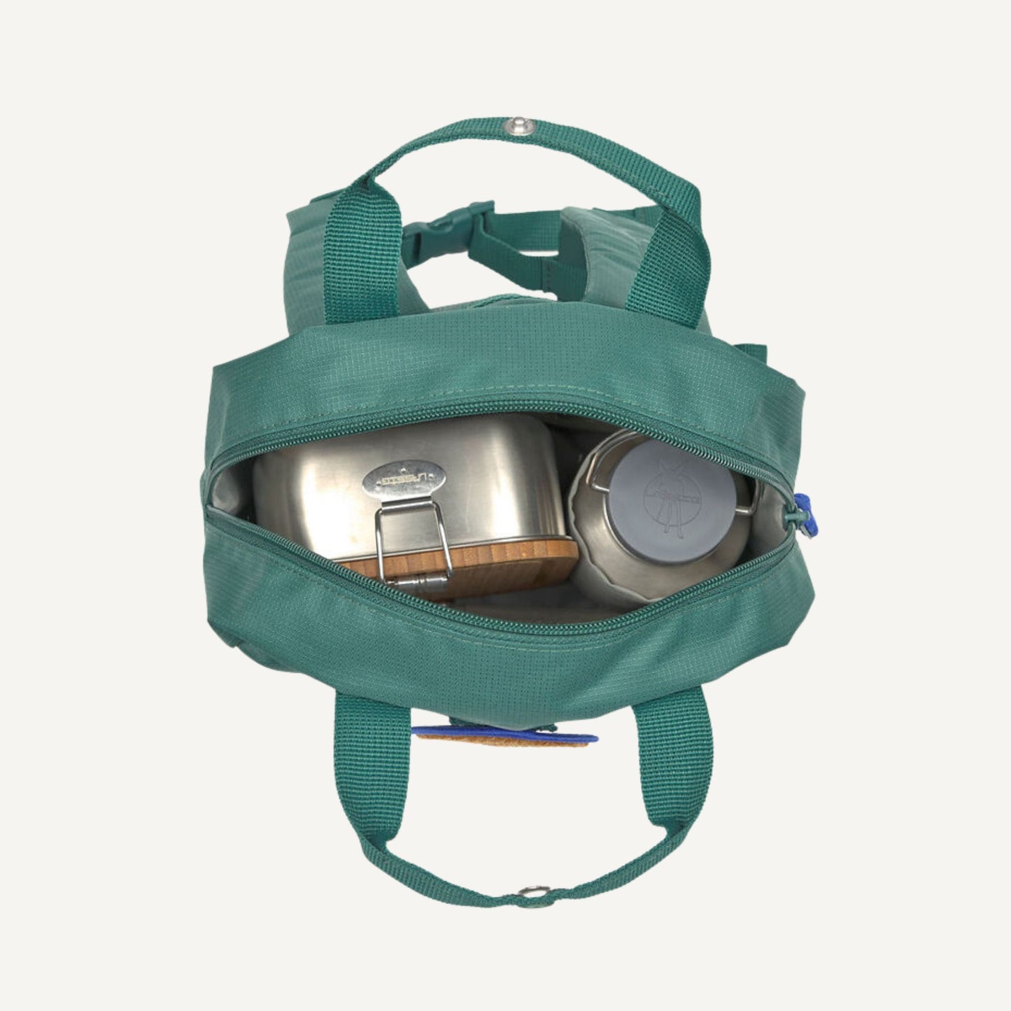 Rugzak Mini Square Little Gang - Dark Green | Lässig