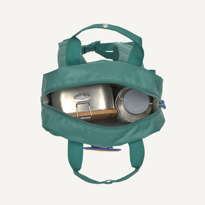 Rugzak Mini Square Little Gang - Dark Green | Lässig