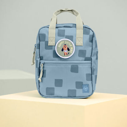 Rugzak Mini Square Pattern Party - Blue | Lässig