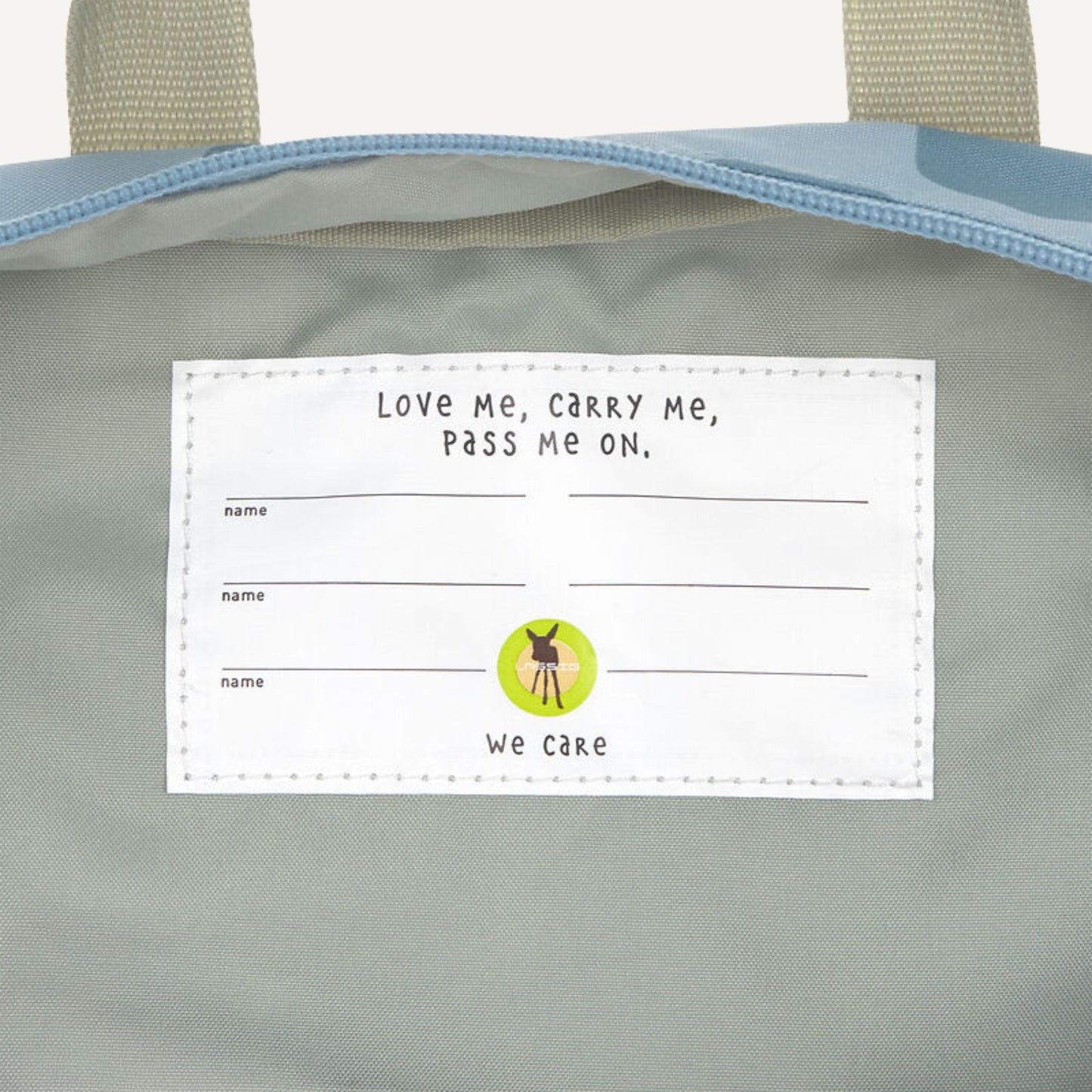 Rugzak Mini Square Pattern Party - Blue | Lässig