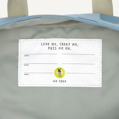 Rugzak Mini Square Pattern Party - Blue | Lässig