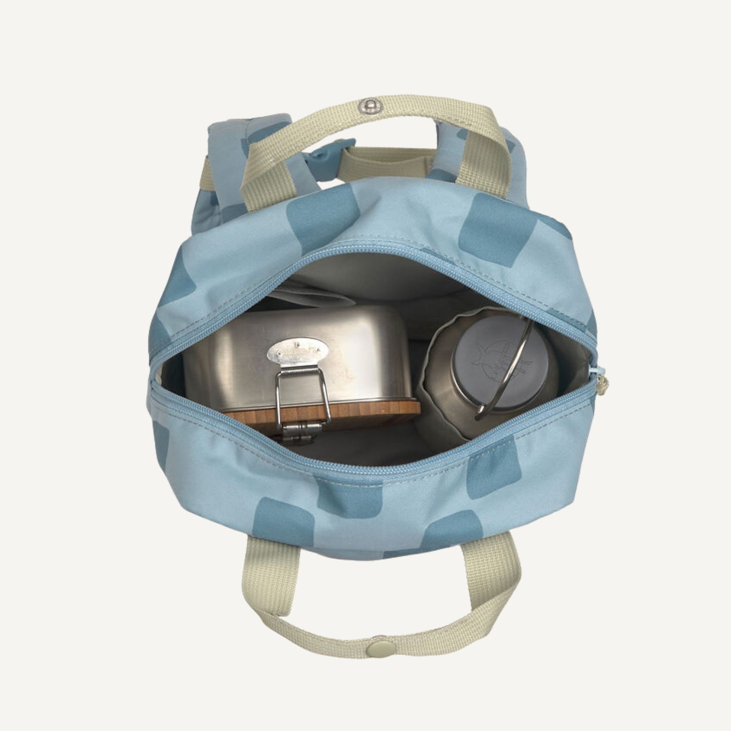 Rugzak Mini Square Pattern Party - Blue | Lässig