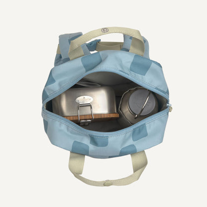 Rugzak Mini Square Pattern Party - Blue | Lässig