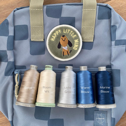 Rugzak Mini Square Pattern Party - Blue | Lässig