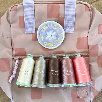 Rugzak Mini Square Pattern Party - Rose | Lässig