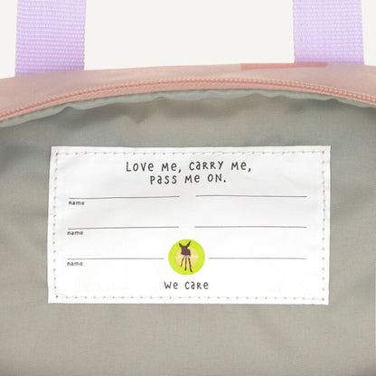 Rugzak Mini Square Pattern Party - Rose | Lässig