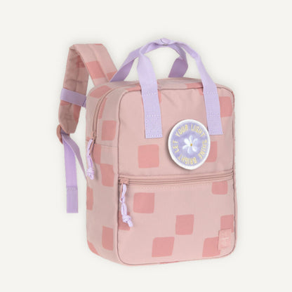 Rugzak Mini Square Pattern Party - Rose | Lässig