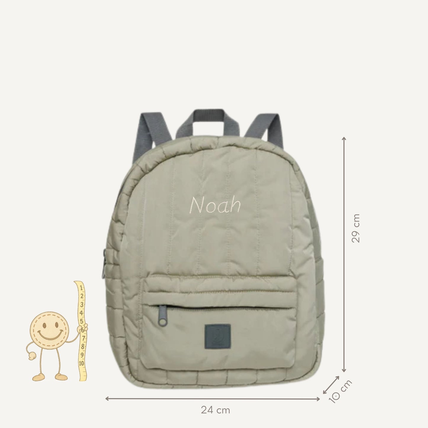 Rugzak Puffed - Olive Green | Jollein