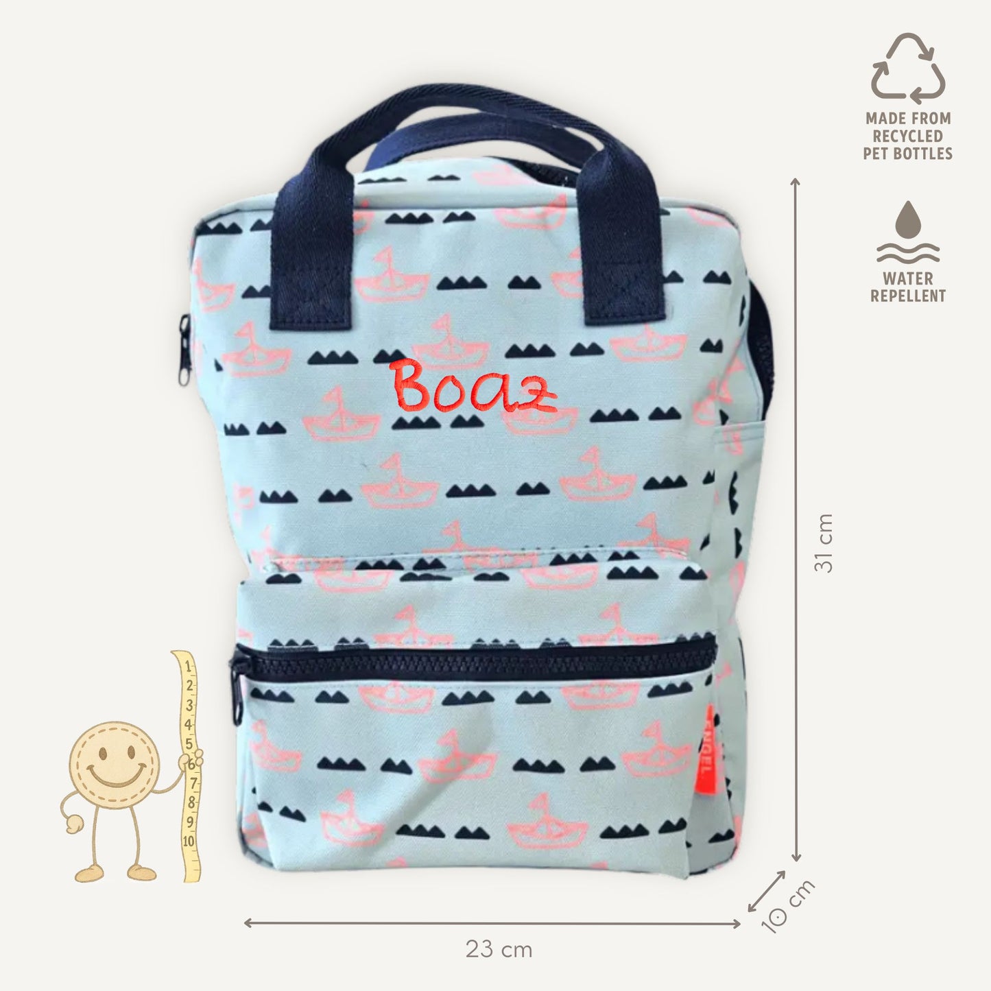 Rugzak Paper Boats - Medium | ENGEL.