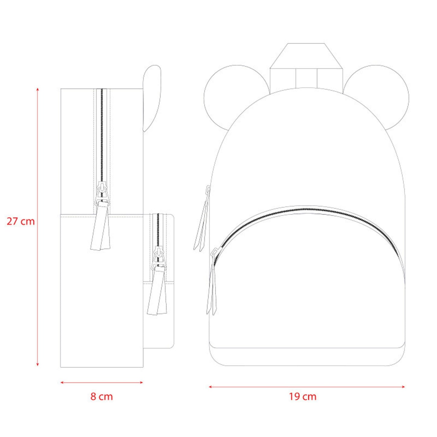 Rugzak Peuter The Adorables - Beige Bunny | Prêt