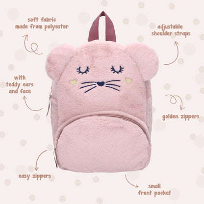 Rugzak Peuter The Adorables - Pink Cat | Prêt