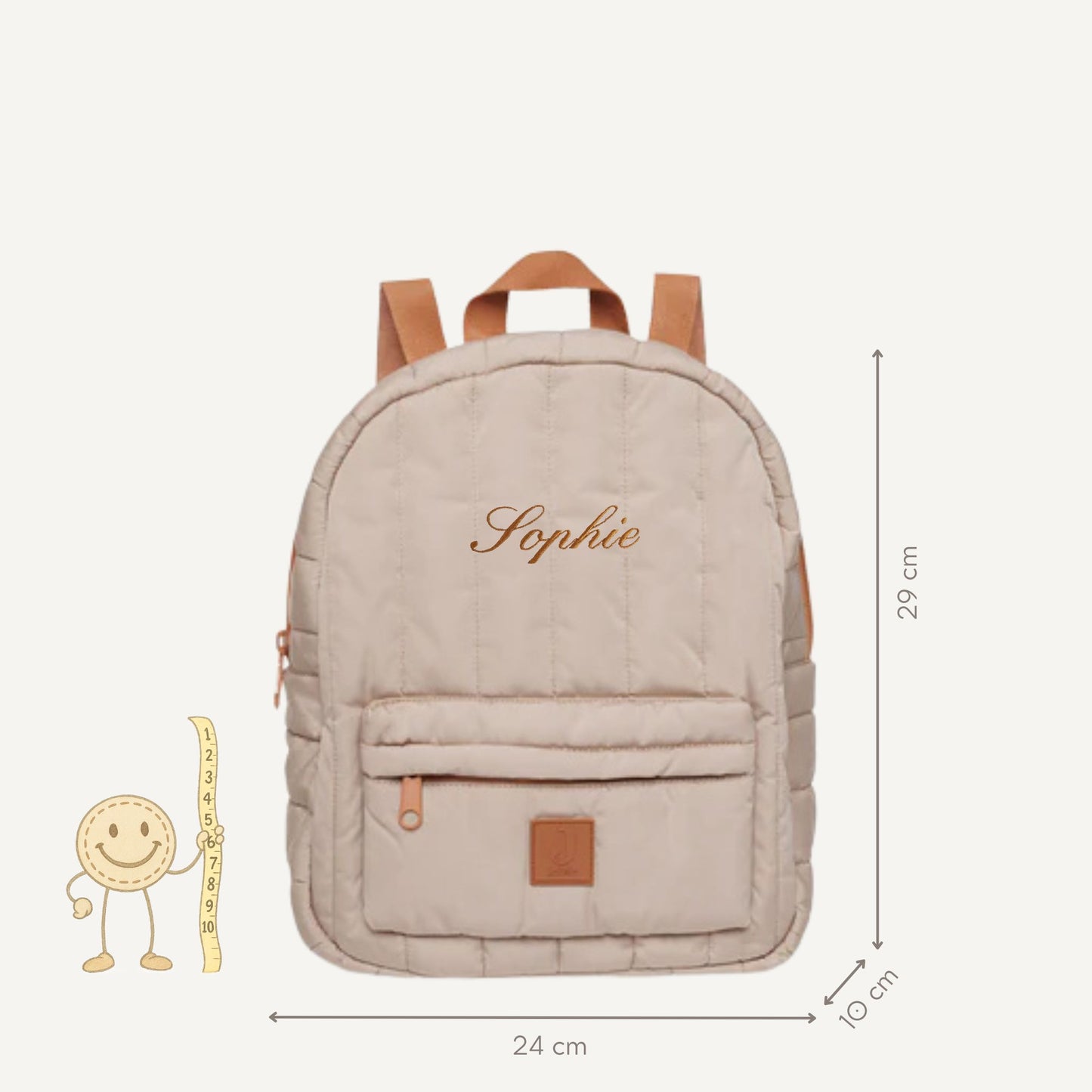 Rugzak Puffed - Biscuit | Jollein