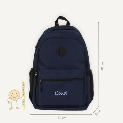 Rugzak Tiener - Blauw Large | Maria Larouge