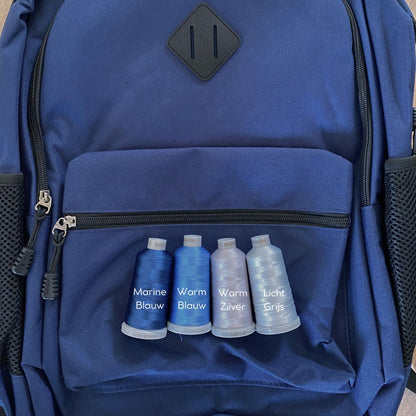 Rugzak Tiener - Blauw Large | Maria Larouge